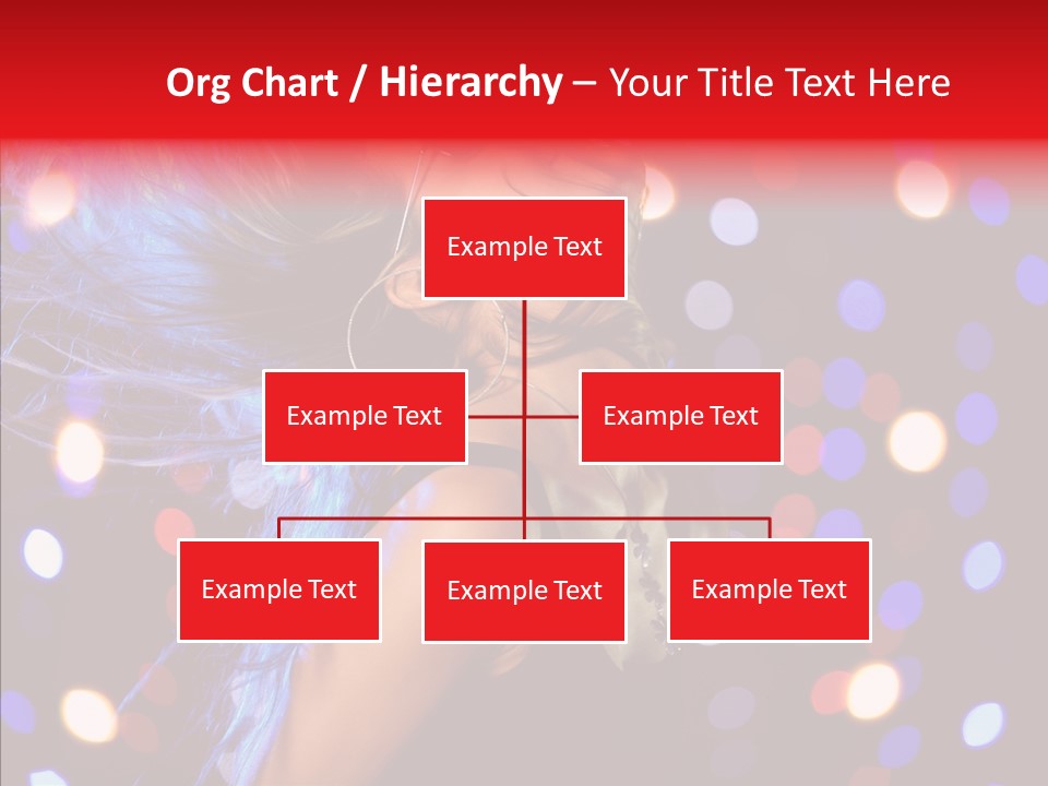 Showgirl Posing Girl PowerPoint Template