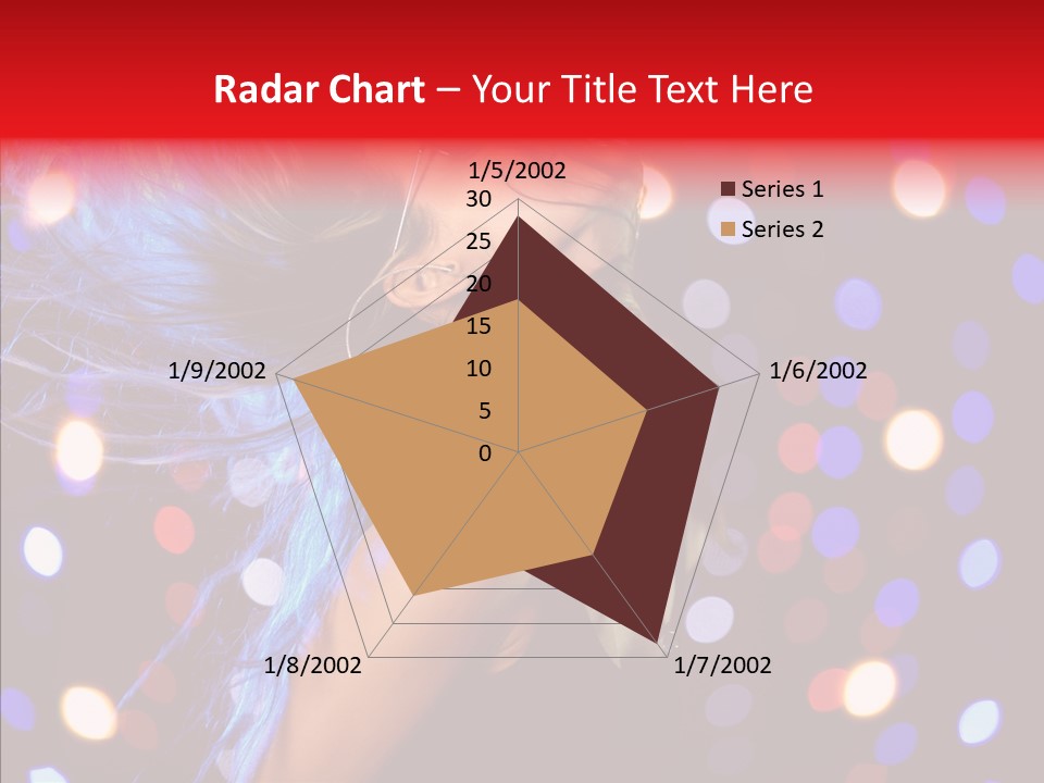 Showgirl Posing Girl PowerPoint Template