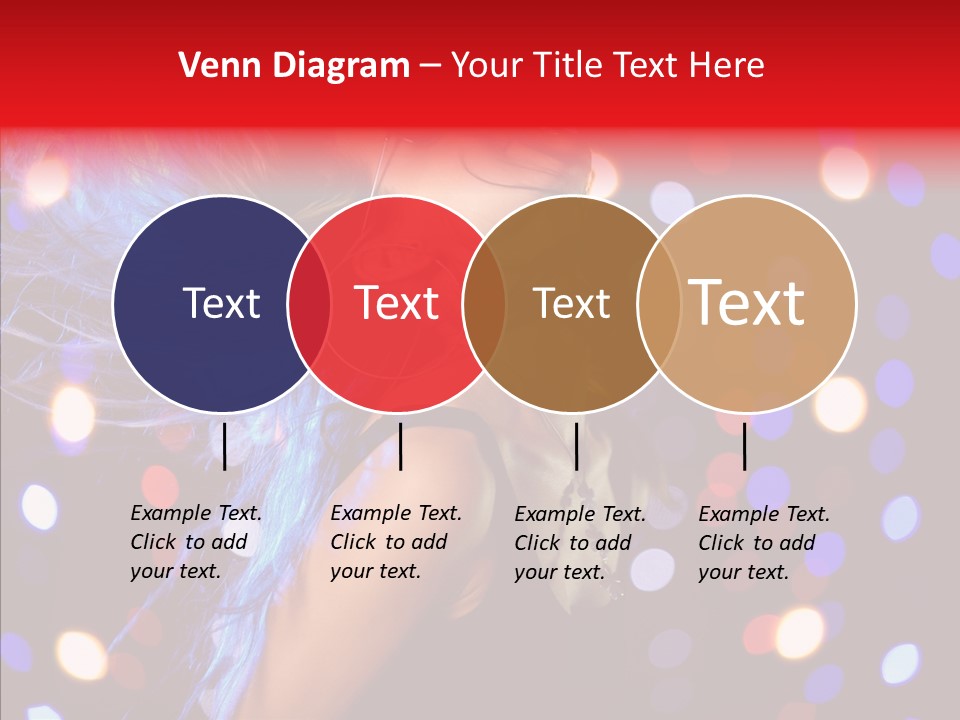 Showgirl Posing Girl PowerPoint Template