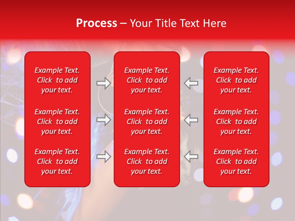 Showgirl Posing Girl PowerPoint Template