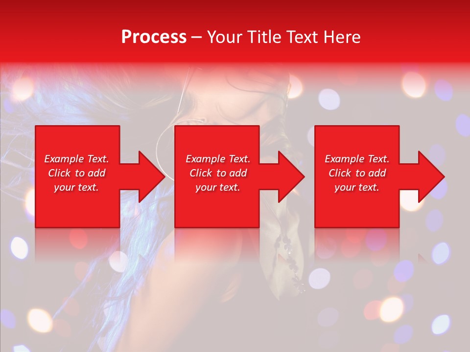 Showgirl Posing Girl PowerPoint Template