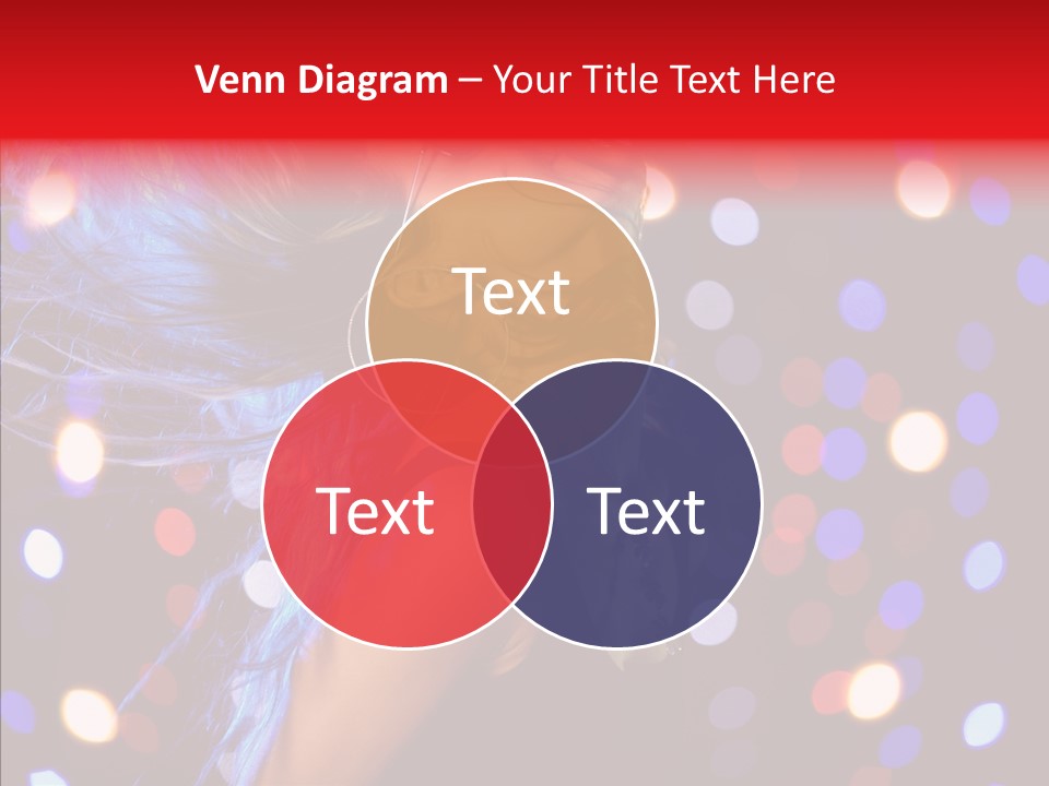 Showgirl Posing Girl PowerPoint Template