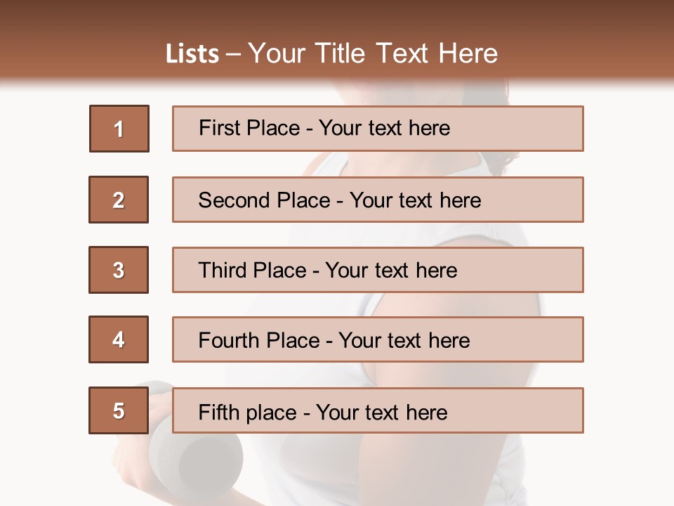 Portrait Smile Gym PowerPoint Template