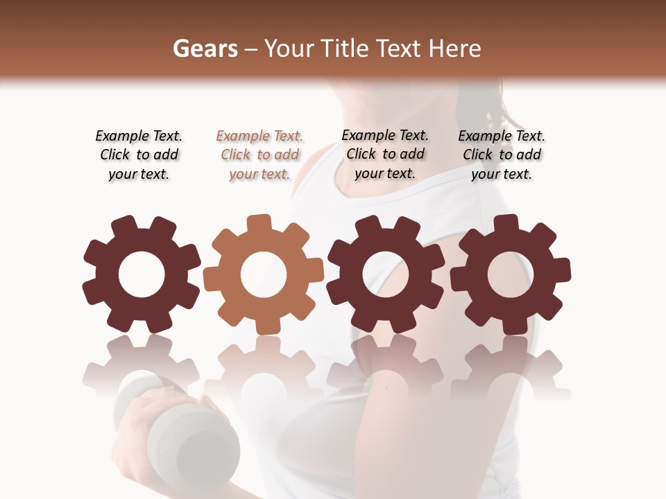 Portrait Smile Gym PowerPoint Template