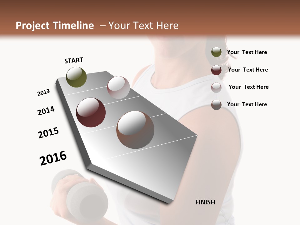 Portrait Smile Gym PowerPoint Template
