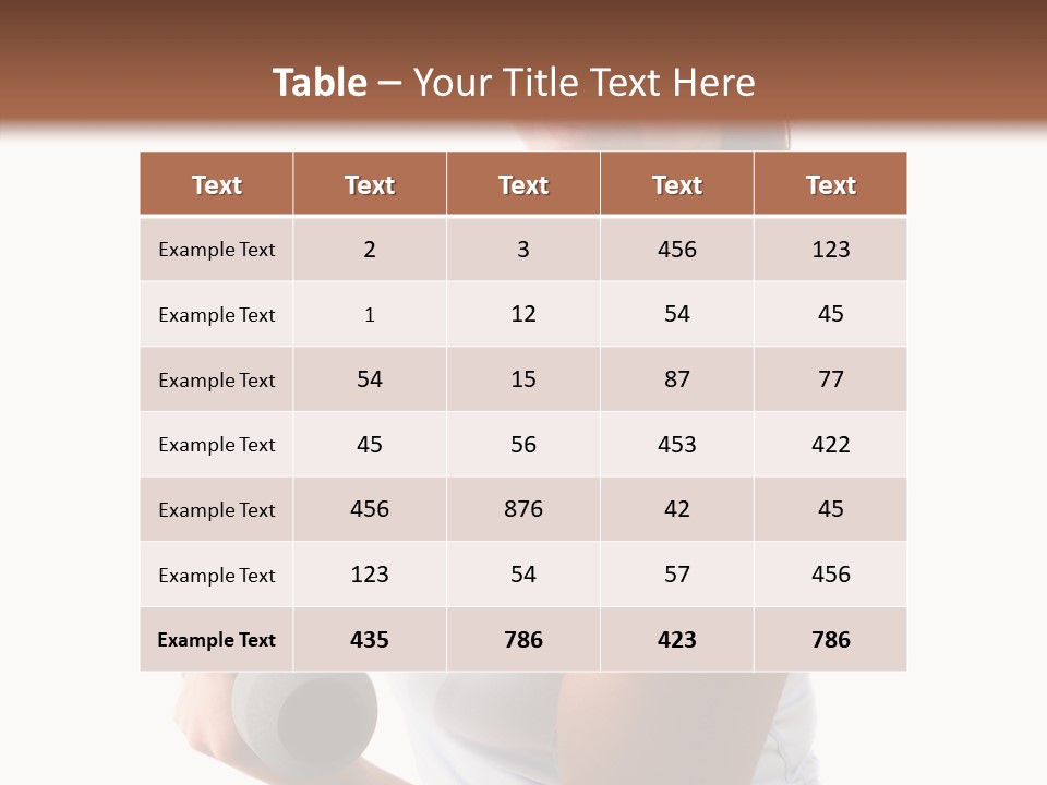 Portrait Smile Gym PowerPoint Template