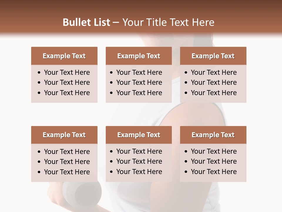 Portrait Smile Gym PowerPoint Template