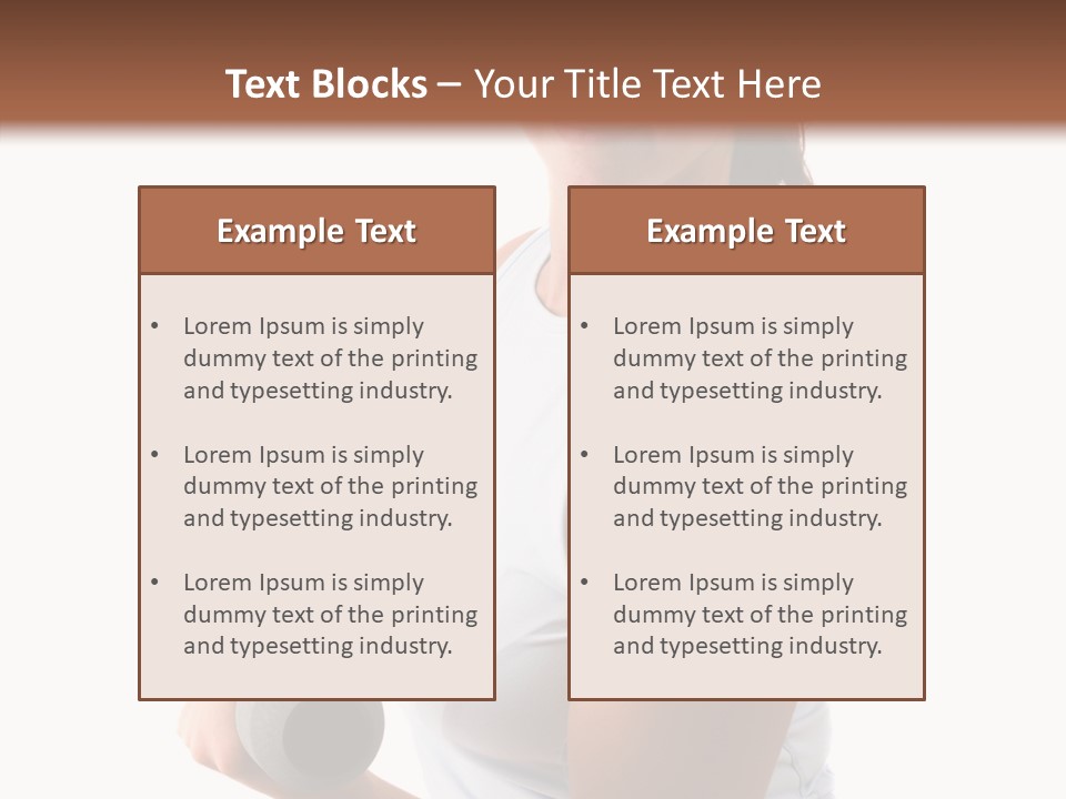 Portrait Smile Gym PowerPoint Template