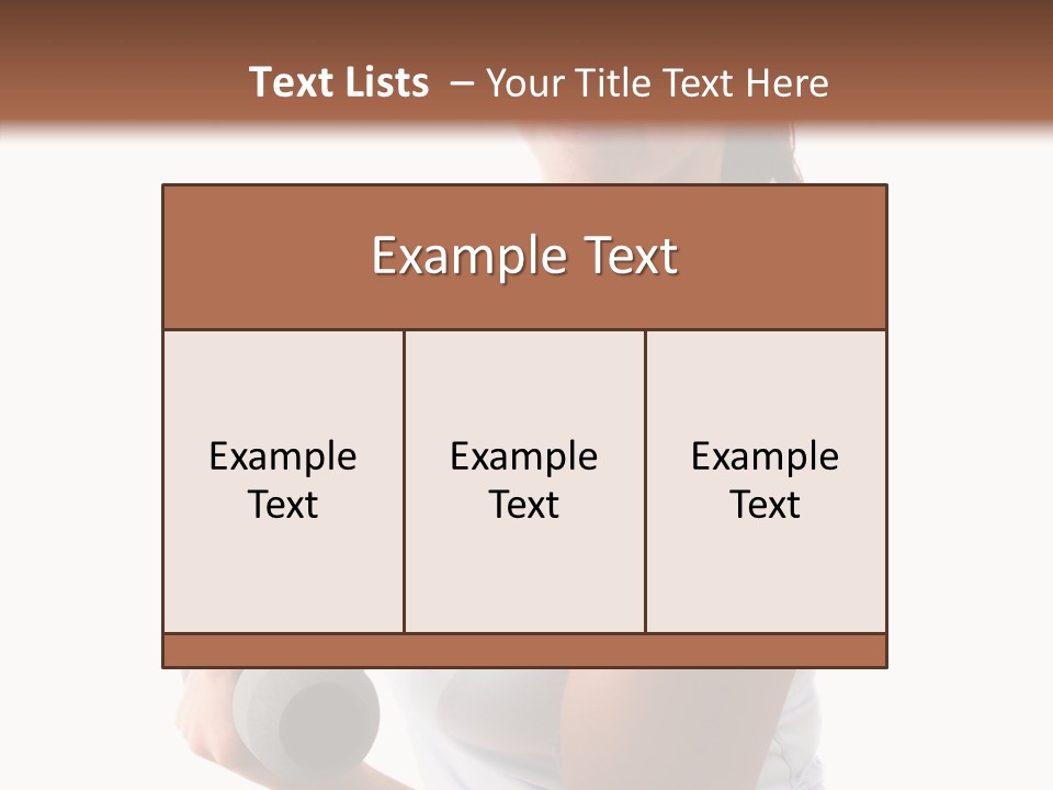 Portrait Smile Gym PowerPoint Template