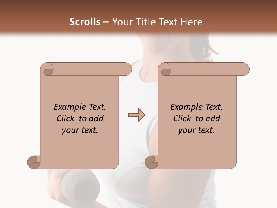 Portrait Smile Gym PowerPoint Template