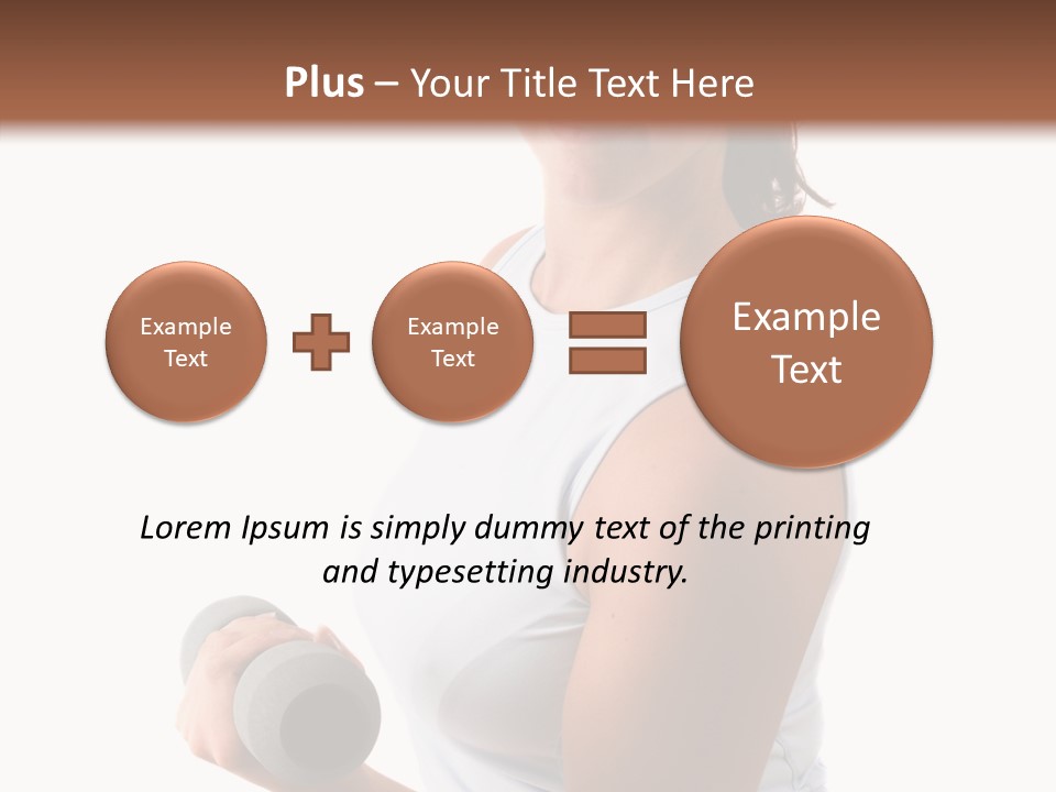 Portrait Smile Gym PowerPoint Template