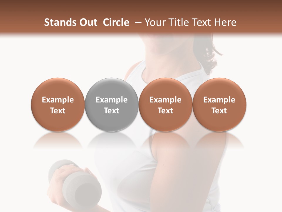 Portrait Smile Gym PowerPoint Template