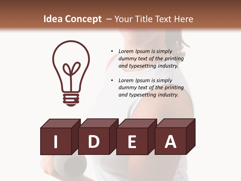 Portrait Smile Gym PowerPoint Template