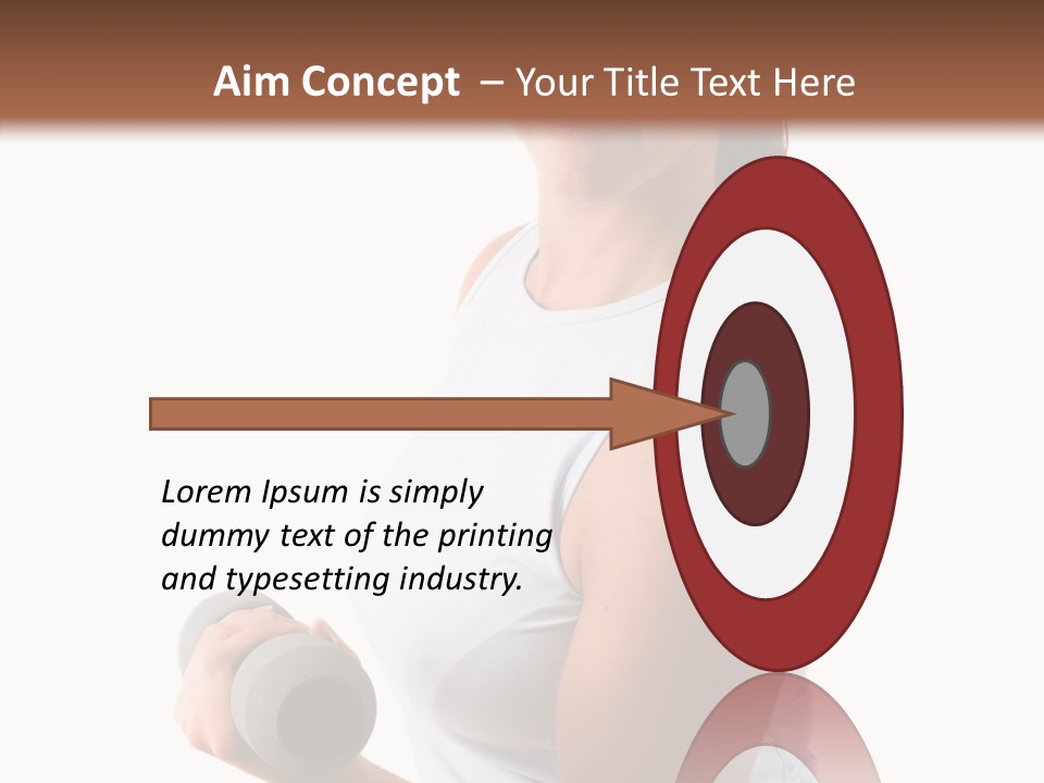 Portrait Smile Gym PowerPoint Template