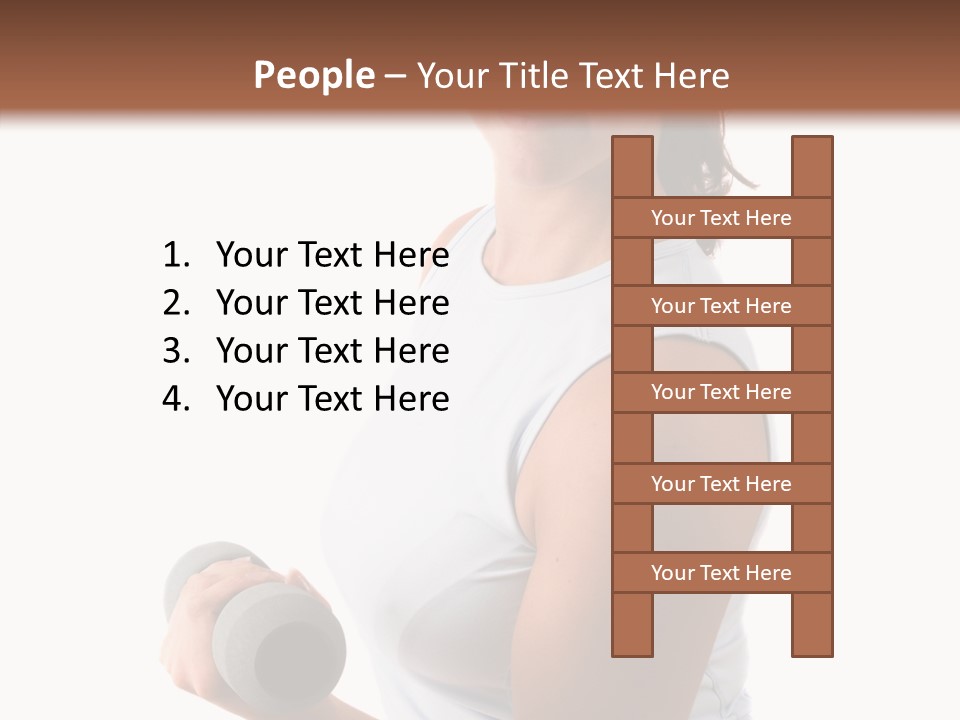 Portrait Smile Gym PowerPoint Template