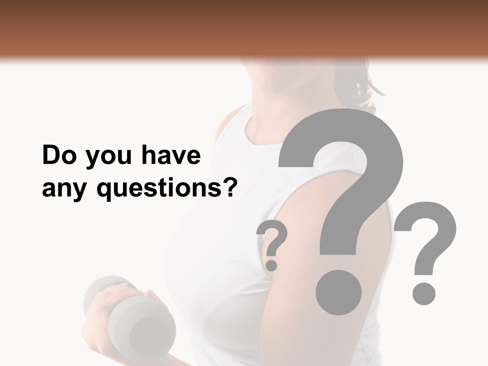 Portrait Smile Gym PowerPoint Template