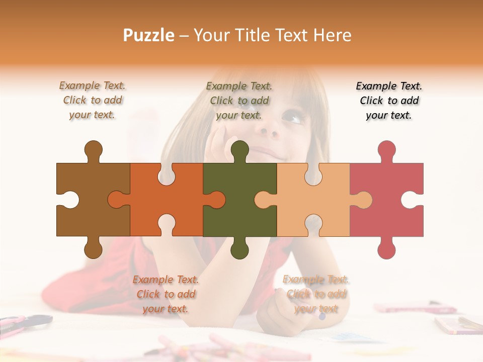Schoolchild Smile School PowerPoint Template