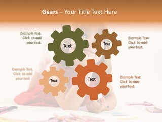 Schoolchild Smile School PowerPoint Template