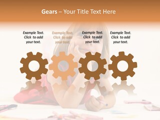 Schoolchild Smile School PowerPoint Template