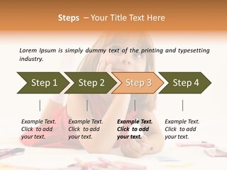 Schoolchild Smile School PowerPoint Template
