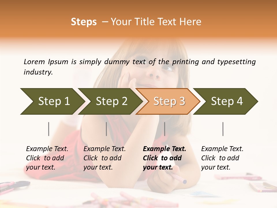 Schoolchild Smile School PowerPoint Template