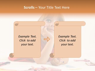 Schoolchild Smile School PowerPoint Template
