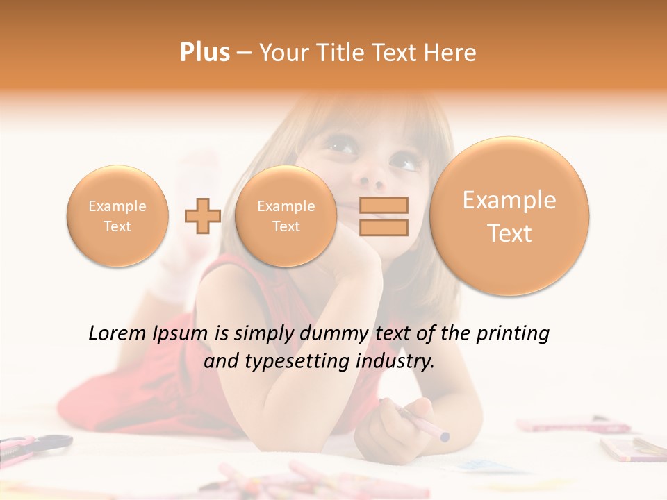 Schoolchild Smile School PowerPoint Template