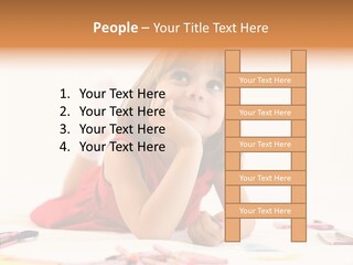 Schoolchild Smile School PowerPoint Template