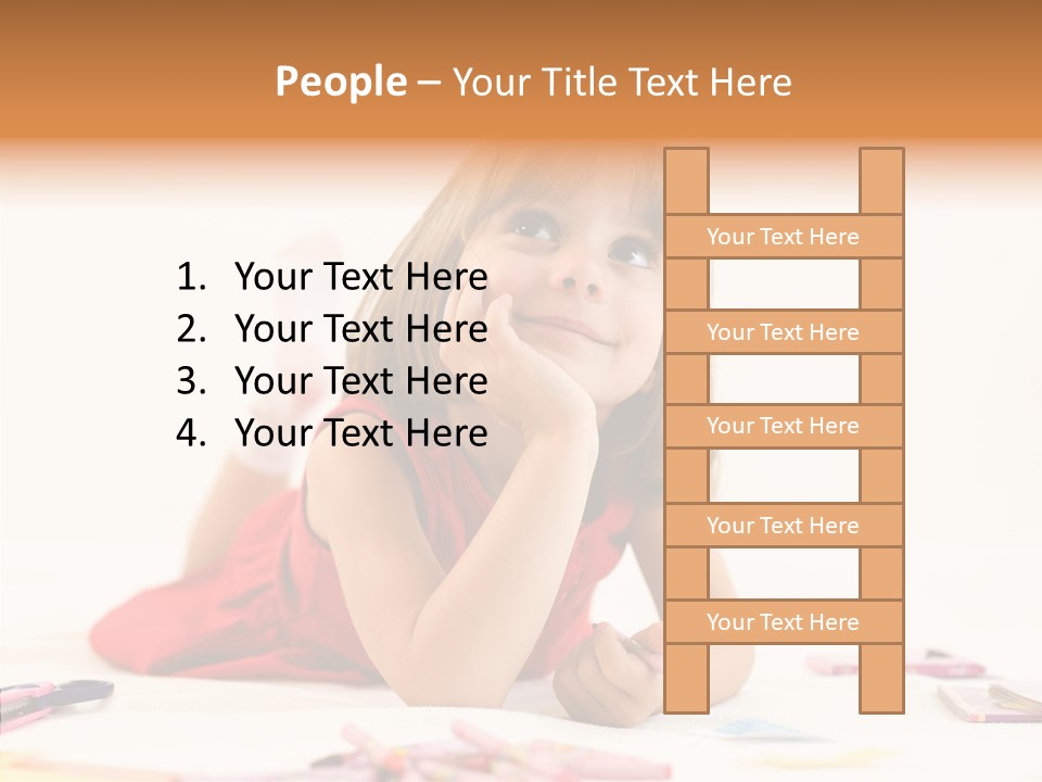 Schoolchild Smile School PowerPoint Template