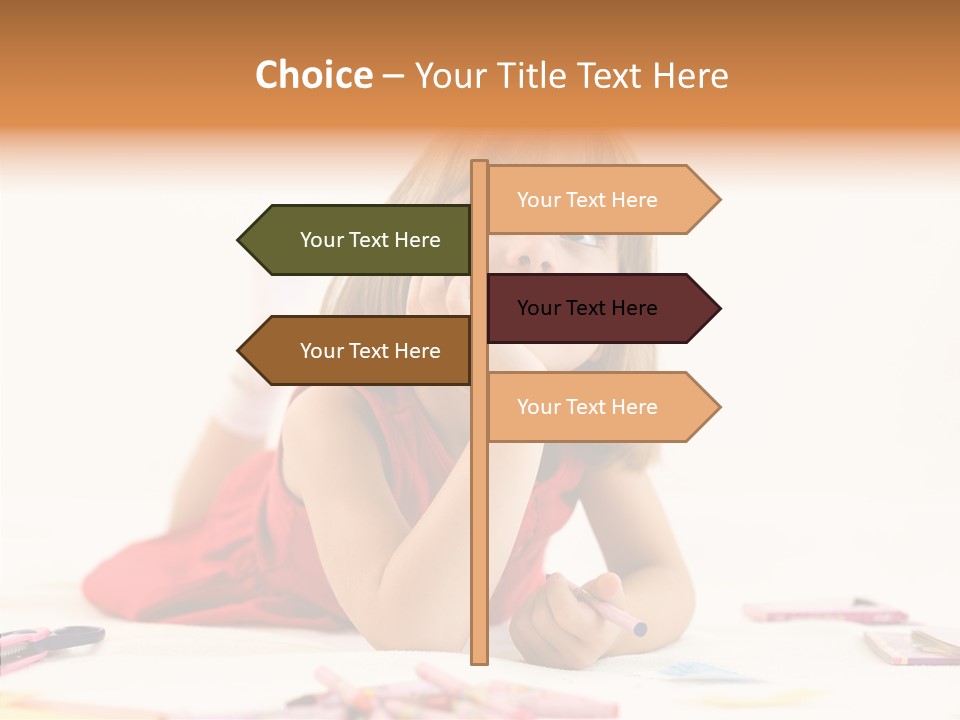 Schoolchild Smile School PowerPoint Template