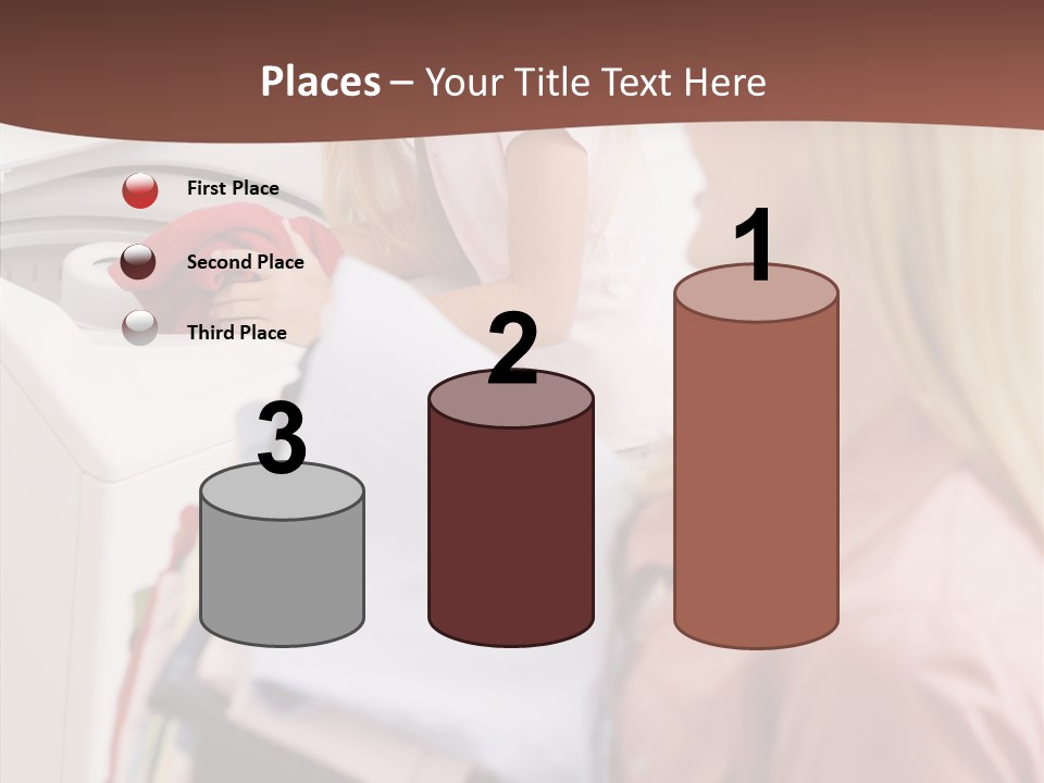 Color Domestic Clothing PowerPoint Template