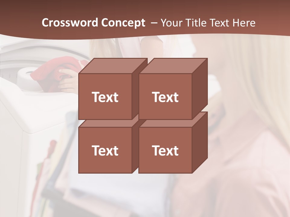 Color Domestic Clothing PowerPoint Template