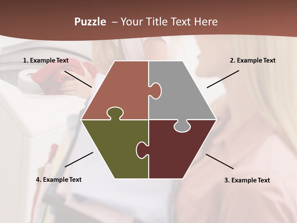 Color Domestic Clothing PowerPoint Template