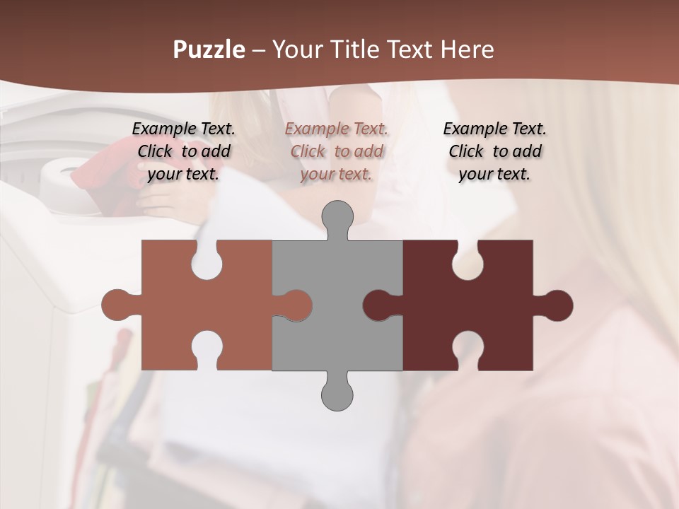 Color Domestic Clothing PowerPoint Template