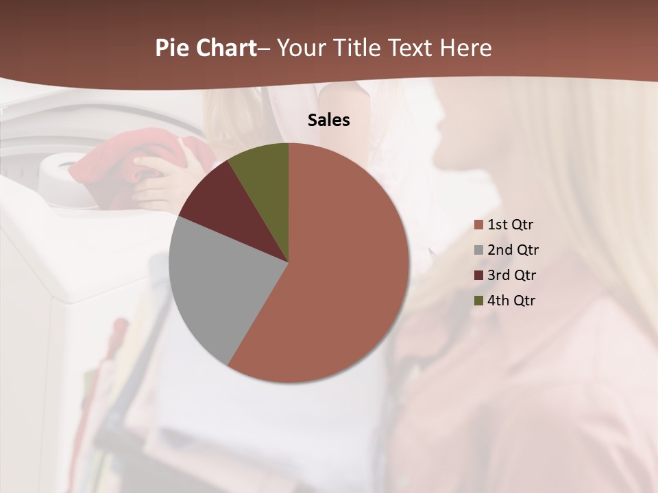 Color Domestic Clothing PowerPoint Template