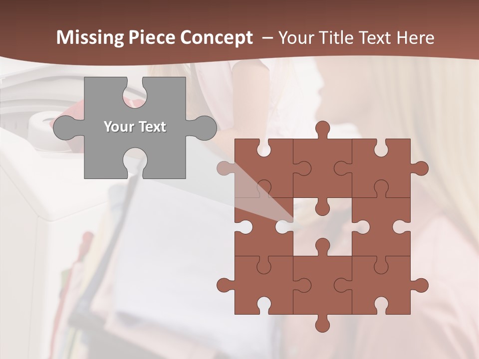 Color Domestic Clothing PowerPoint Template