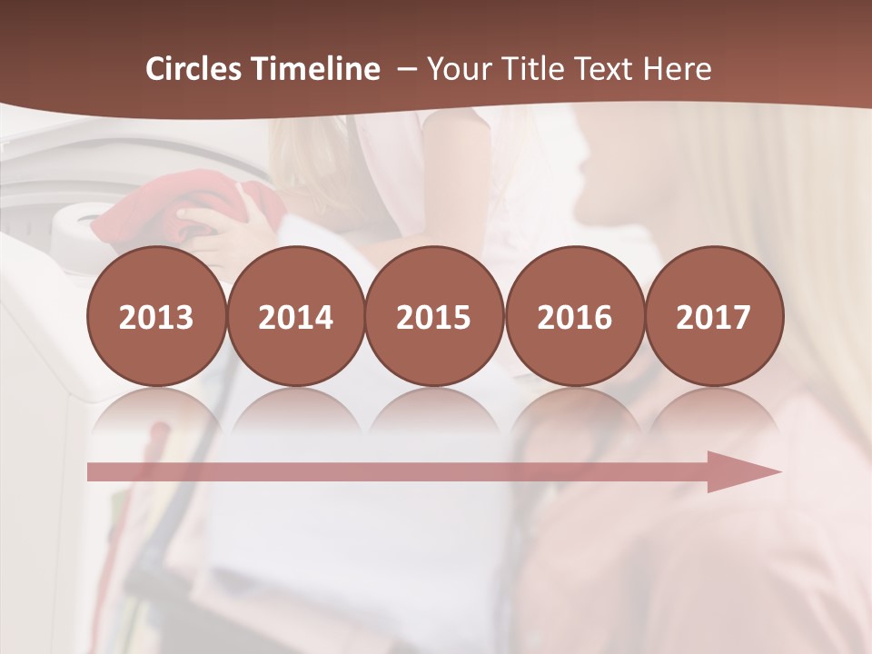 Color Domestic Clothing PowerPoint Template