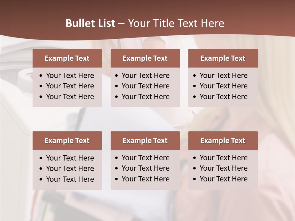 Color Domestic Clothing PowerPoint Template
