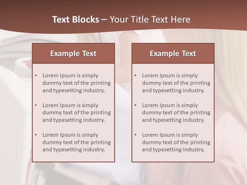 Color Domestic Clothing PowerPoint Template