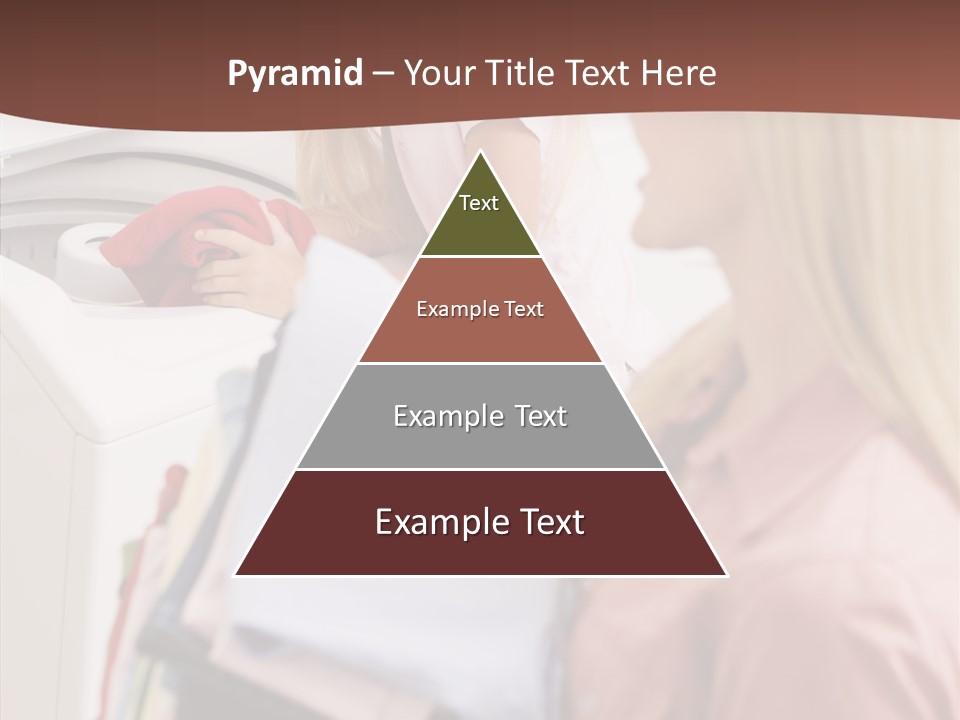 Color Domestic Clothing PowerPoint Template