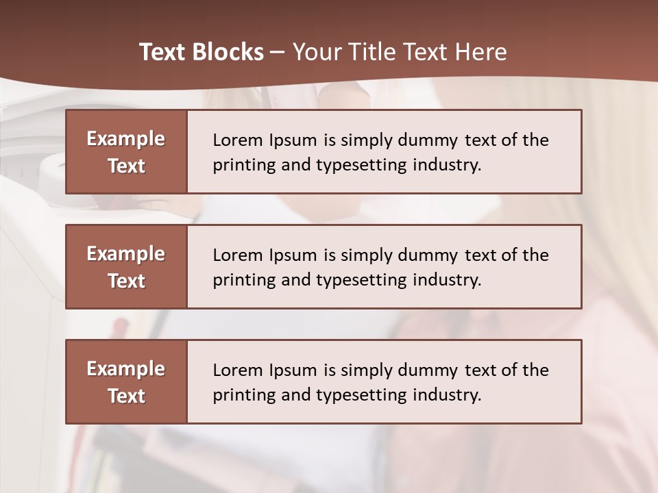 Color Domestic Clothing PowerPoint Template