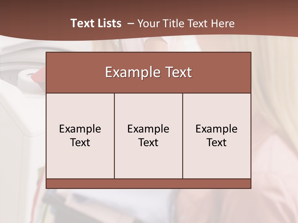 Color Domestic Clothing PowerPoint Template