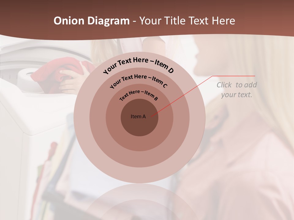 Color Domestic Clothing PowerPoint Template