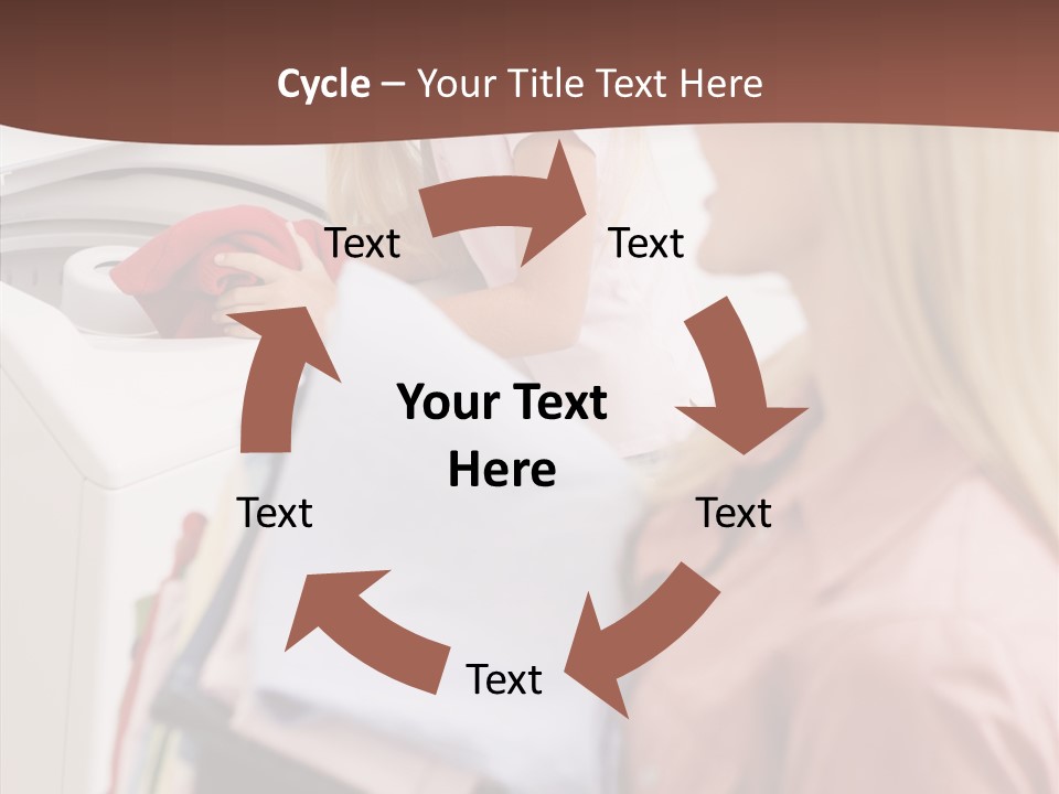 Color Domestic Clothing PowerPoint Template