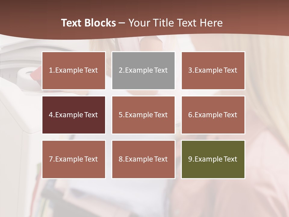 Color Domestic Clothing PowerPoint Template
