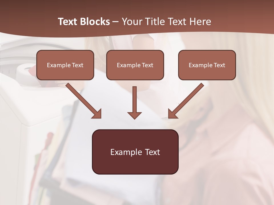 Color Domestic Clothing PowerPoint Template