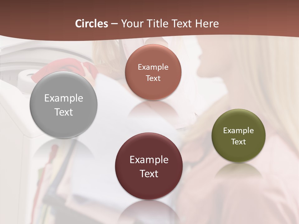 Color Domestic Clothing PowerPoint Template