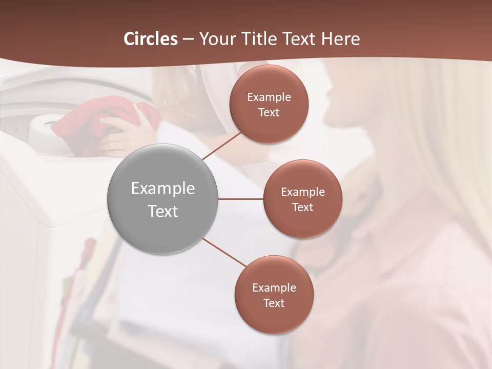 Color Domestic Clothing PowerPoint Template