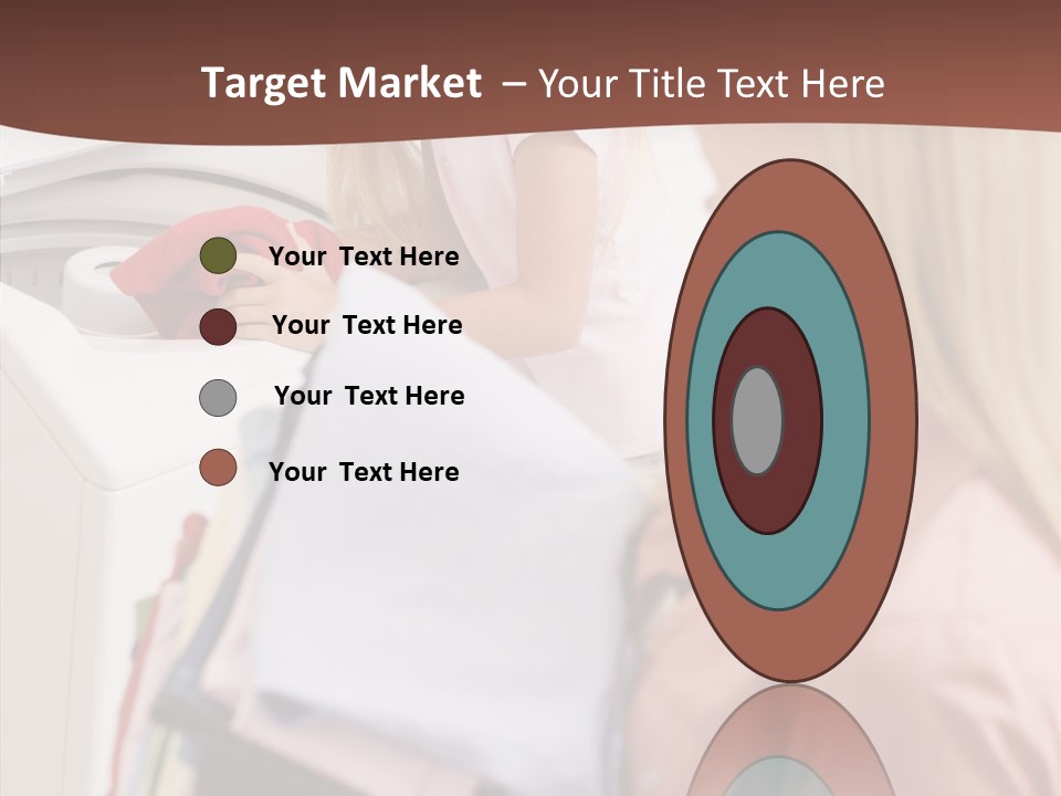 Color Domestic Clothing PowerPoint Template