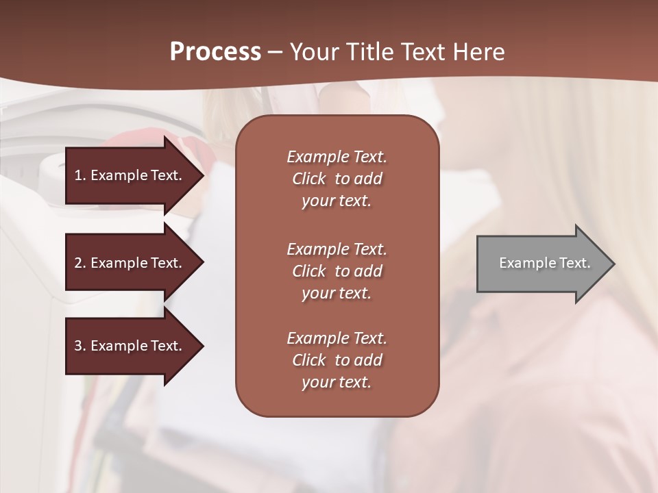 Color Domestic Clothing PowerPoint Template